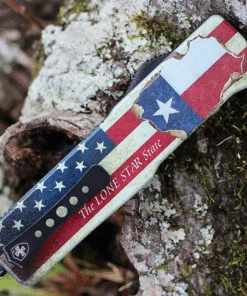 Templar Knife Co. Templar Premium Lightweight Large OTF -Alum. Texan (3.55" D2 Blk Dagger) LA-TX-12-1 -Knifeworks Sales Store LATX 94889.1636488351