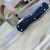 CobraTec Knives LBLKFS-XLWNS Large FS-X Black, 3.50" D2 Steel Wharncliffe Blade, Anodized Aviation Aluminum Handle