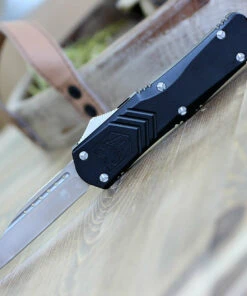 CobraTec Knives LBLKFS-XLWNS Large FS-X Black, 3.50" D2 Steel Wharncliffe Blade, Anodized Aviation Aluminum Handle