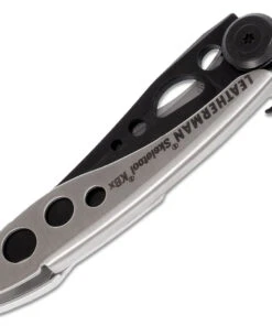 Leatherman Skeletool KBX 832617, 2.6" 420HC Black Stainless Steel Combo Blade, Stainless Steel Handle -Knifeworks Sales Store LM832617 2 33112.1614720325