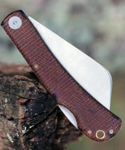 Lord And Field Outfitters Lord & Field Farmhand Lockback LOR03, 2.88" Stainless Steel Plain Blade, Brown Micarta Handle -Knifeworks Sales Store LOR03.6 19763.1600186667