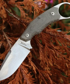 LionSteel H2 Green Canvas Micarta (2.95" Drop Point SW) H2 CVG