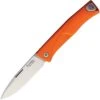 LionSteel Thrill Slip Joint - Orange Alum. (3.2" Satin M390) T- LA-OS