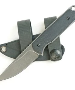 Ferrum Forge Knife Works The Lackey Fixed Blade , 2.88" D2 Stonewashed Plain Blade, Black G10 Handle -Knifeworks Sales Store Lackey Fixed Blade Black 2 70169.1602009541