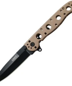 CRKT M16-03BK Bronze, 3.55" 12C27 Sandvik Oxide Plain Blade, Bronze 2Cr13 SS Handle