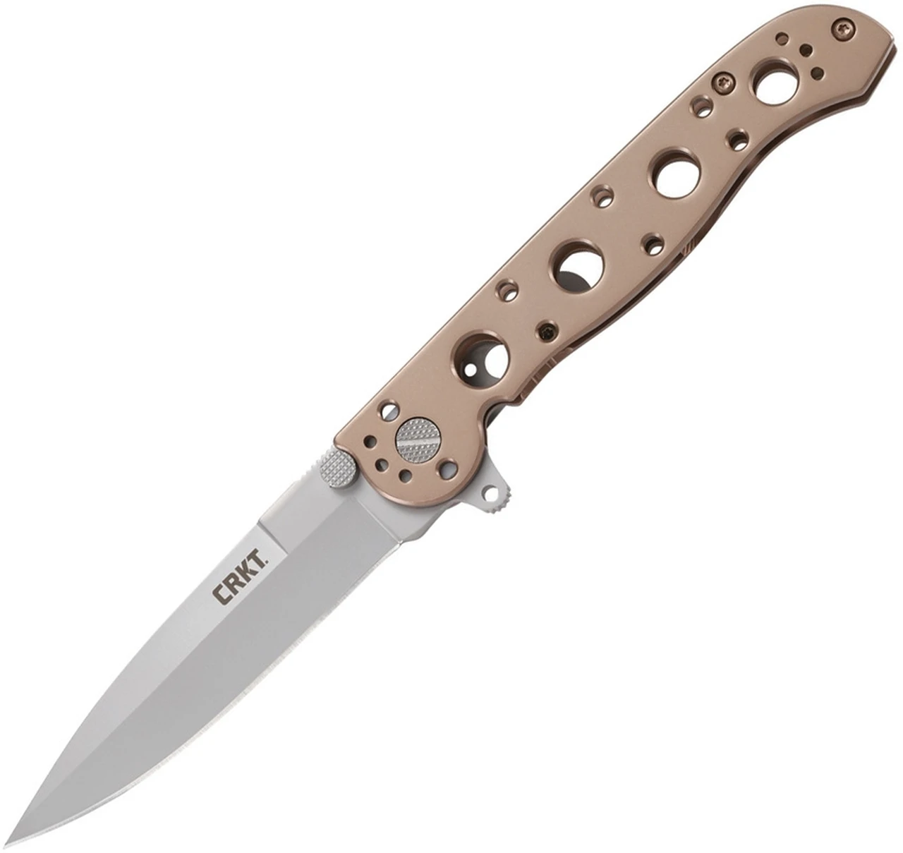 CRKT M16 03BS Bronze Framelock, 3.55" 12C27 Sandvik Bead Blasted Plaim Blade, 2Cr13 Handle 1 CRKT M16 03BS Bronze Framelock, 3.55" 12C27 Sandvik Bead Blasted Plaim Blade, 2Cr13 Handle