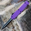Templar Knife Co. Templar Premium Lightweight Slim OTF -Alum. Purple (3.25" D2 Blk Dagger) MA-AP-12-1