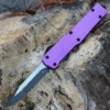 Templar Knife Co. Templar Premium Lightweight Slim OTF -Alum. Purple (3.25" D2 Blk Drop Point) MA-AP-32-1