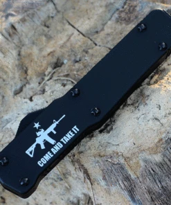 Templar Knife Co. Templar Premium Lightweight Slim OTF -Alum. Blk CATI (3.25" D2 Blk Dagger) MA-AR15-12-1 -Knifeworks Sales Store MAAR 25107.1635347597