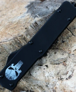 Templar Knife Co. Templar Premium Lightweight Slim OTF -Alum. Blk Fallen (3.25" D2 Blk Tanto) MA-FL-22-1 -Knifeworks Sales Store MAFL 84389.1635343856
