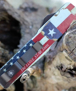 Templar Knife Co. Templar Premium Lightweight Slim OTF -Alum. Texan (3.25" D2 Blk Drop Point) MA-FL-32-1 -Knifeworks Sales Store MATX 72541.1635172465