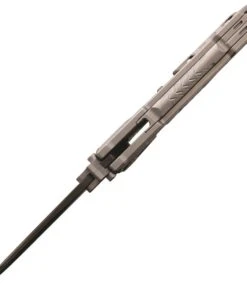 Maxace Knives Mammoth - Grey Ti (4.33" Black Drop Point) MM01 4 Maxace Knives Mammoth - Grey Ti (4.33" Black Drop Point) MM01 -Knifeworks Sales Store MAXMM01 1 65694.1628015066