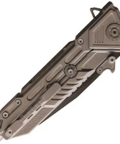 Maxace Knives Mammoth - Grey Ti (4.33" Black Drop Point) MM01 5 Maxace Knives Mammoth - Grey Ti (4.33" Black Drop Point) MM01 -Knifeworks Sales Store MAXMM01 2 33953.1628015066