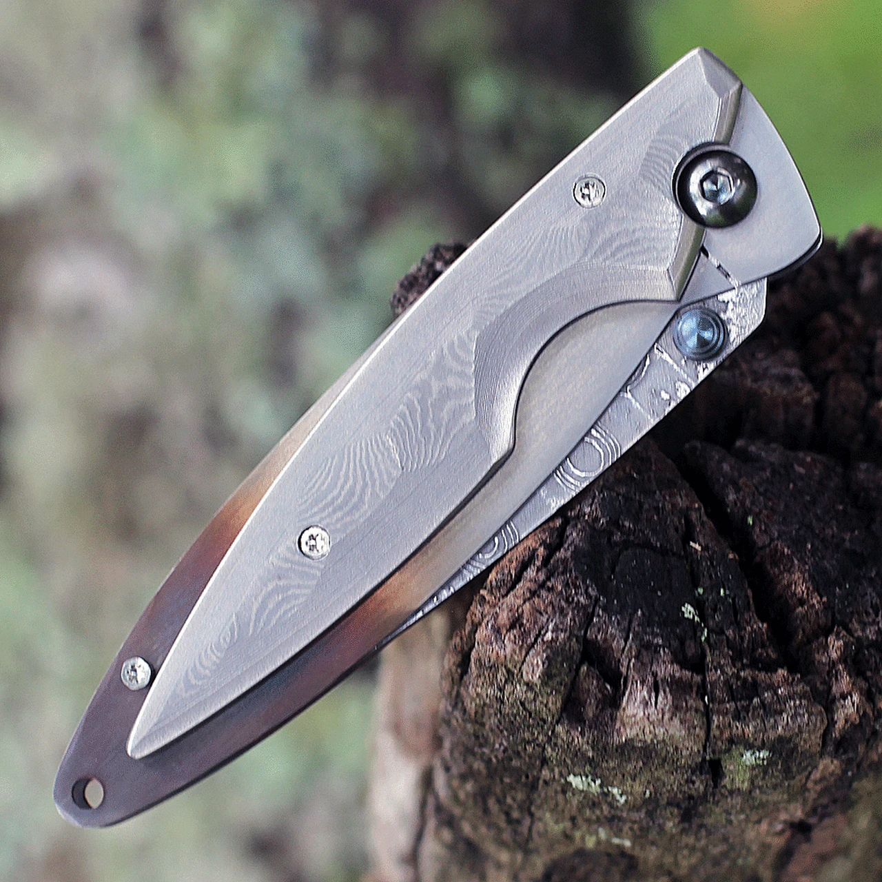 Mcusta Kusumi Classic Damascus Folder, Decorative Woven Nishijin Pouch 4 Mcusta Kusumi Classic Damascus Folder, Decorative Woven Nishijin Pouch - Image 4