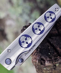 Mcusta Kamon Kaede MC-0096D, 2.875 Damascus Blade, Decorative Handle, Woven Nishijin Pouch -Knifeworks Sales Store MC0096D.3 08229.1626792822