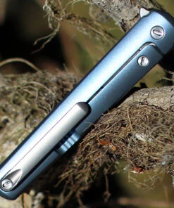 MKM - Maniago Knife Makers, Zieba Flame Flipper, FL02-TBSW, 2.9" Stonewashed Dagger, Blue Titanium, Handle 6 MKM - Maniago Knife Makers, Zieba Flame Flipper, FL02-TBSW, 2.9" Stonewashed Dagger, Blue Titanium, Handle -Knifeworks Sales Store MKFL02TBSW.2 97455.1612298182