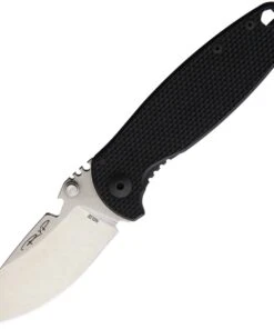 DPx Gear Hest 3.0 Milspec DPXHSF200, 3.15" Niolox SS Plain Blade, Black G10 and Titanium Handles