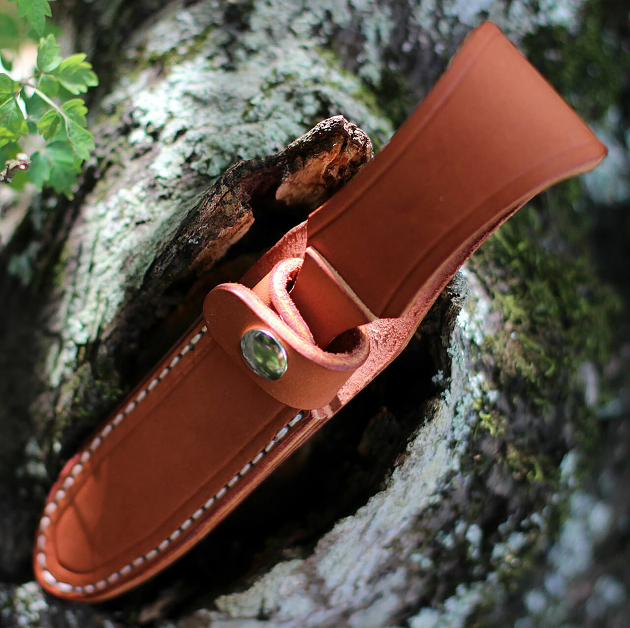 Bark River Knives Mini Aurora Hunter BA06028MNC, 3.71" CPM 3V Plain Blade, Natural Canvas Micarta Handle 3 Bark River Knives Mini Aurora Hunter BA06028MNC, 3.71" CPM 3V Plain Blade, Natural Canvas Micarta Handle - Image 3