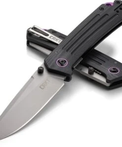 CRKT Montosa Linerlock CR7115, 3.246" 8Cr13MoV Plain Blade, Black G10 Handle -Knifeworks Sales Store Montosa Linerlock 3 46328.1579288530