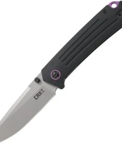 CRKT Montosa Linerlock CR7115, 3.246" 8Cr13MoV Plain Blade, Black G10 Handle