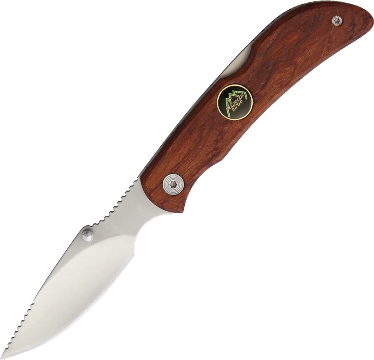 Outdoor Edge Caper Lite - Brown Wood (3.13" AUS-8 Satin) CL-10W 1 Outdoor Edge Caper Lite - Brown Wood (3.13" AUS-8 Satin) CL-10W