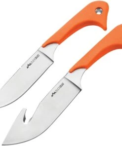 Outdoor Edge DuckDuo - Orange TPR (2 Satin 8Cr14MoV) DD-20C