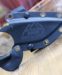 Outdoor Edge Leduck LDK-30, 2.5" 8Cr14 SS Blackstone Blade, Rubberrized TPR Handle -Knifeworks Sales Store OELDK 30.2 29660.1586964026