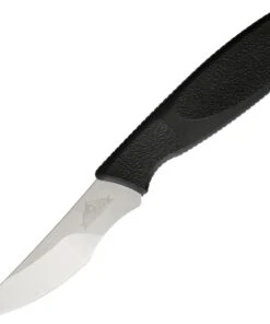 Ontario Knife Co. Hunt Plus Caper 9718, 4" High Carbon Steel Steel Satin Plain Blade, Black Synthetic Rubber Handle