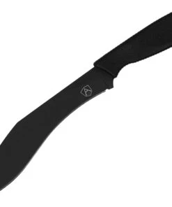 Ontario Knife Co. Spec Plus Alpha Kukri 9719, 8.63" 1075 Carbon Steel Black Plain Blade, Black Synthetic Rubber Handle