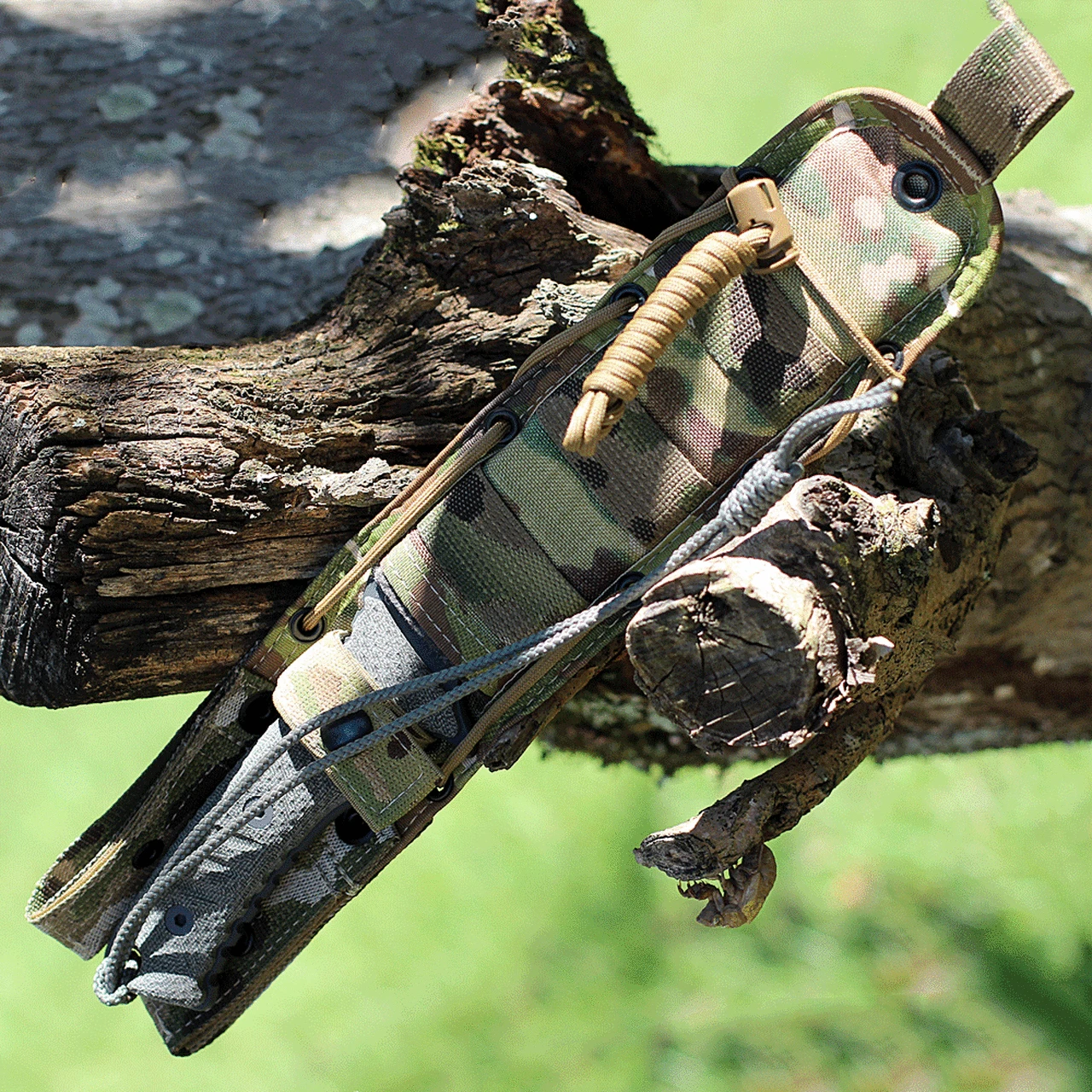 Chris Reeve Pacific, 6" S35VN Serrated Blade, Sandblasted Black Canvas Micarta Handle (PAC-1001) 3 Chris Reeve Pacific, 6" S35VN Serrated Blade, Sandblasted Black Canvas Micarta Handle (PAC-1001) - Image 3