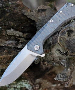 PMP Knives Revenge II - Flame Titanium (3.74" M390 Satin) PMP012