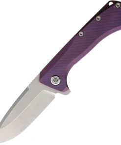 PMP Knives Revenge II - Purple Titanium (3.74" M390 Satin) PMP013