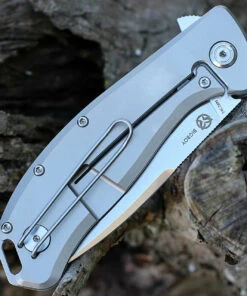 PMP Knives Big Boy Flipper - Gray Ti (3.65" 14C28N Satin) PMP022 -Knifeworks Sales Store PMP022.2 88089.1641569075