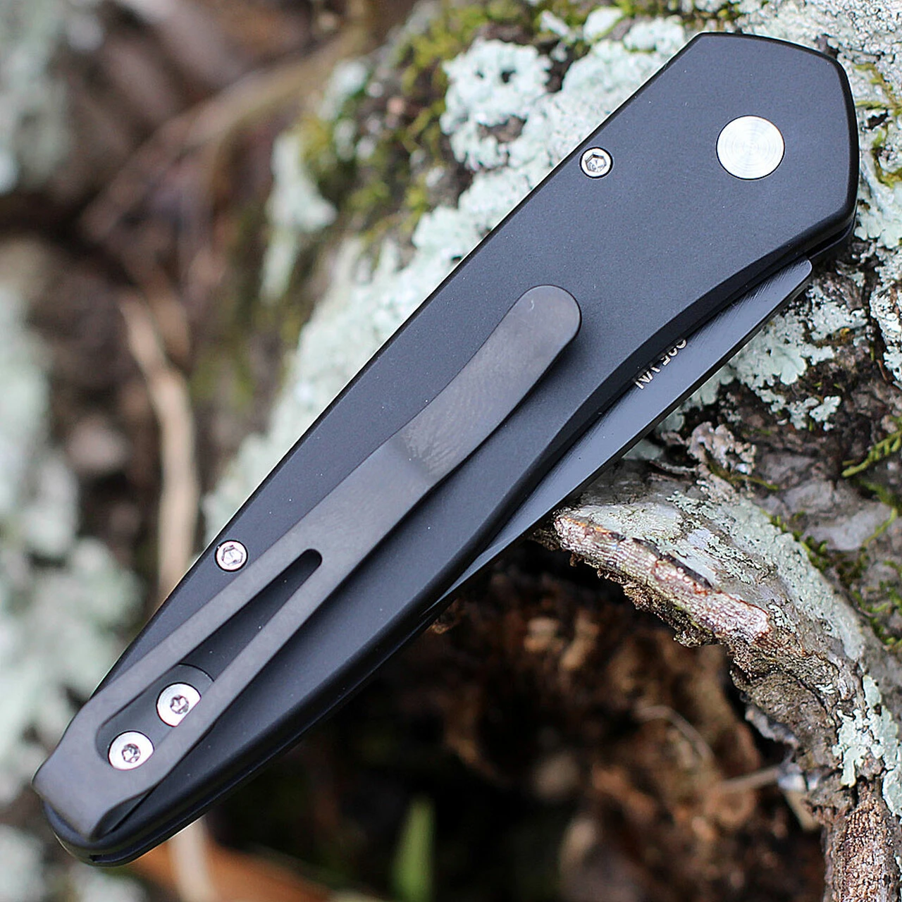 Pro-Tech Newport Automatic - Black Alum (3" S35VN Blk) 3407 3 Pro-Tech Newport Automatic - Black Alum (3" S35VN Blk) 3407 - Image 3