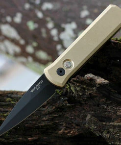 Pro-Tech Godson Limited Automatic -SW Bronze (3.15" Blk DLC) 7112