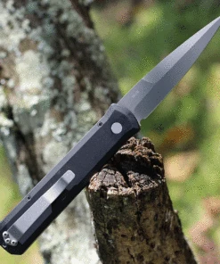 Pro-Tech Godfather Automatic - Black Alum.(4.0" 154CM Bead Blast) 920 -Knifeworks Sales Store PT920 55522.1629817407