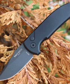 Pro-Tech Short Blade Rockeye (SBR) Automatic Black Alum. (2.5" S35VN Blk) LG403