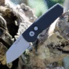 Pro-Tech Runt 5 Automatic - Textured Blk (1.9" 20CV SW Reverse Tanto) R5205