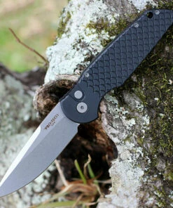 Pro-Tech TR-3 X1 Automatic Blk Fish Scale Alum (3.5" 154CM SW) TR-3 X1 SW