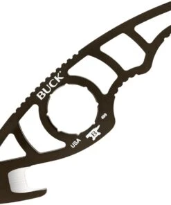 Buck Knives Buck 499BRG PakLite Series Gut Hook Knife, 4.75" Overall 420HC, Plum Brown Cerakote Finish, Black Polyester Sheath