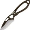 Buck Knives Buck 140BRS PakLite Skinner, 2.875" 420HC Plain Blade, Plum Brown Ceratoke 420HC Handle, Black Polyester Belt Sheath