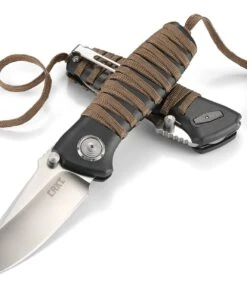 CRKT Parascale Deadbolt Lock CR6235, 3.191" D2 Plain Blade, Glass Reinforced Nylon Handle -Knifeworks Sales Store Parascale Deadbolt Lock 3 04680.1579281071