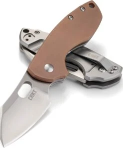 CRKT Pillar Framelock Copper CR5311CU, 2.382" 8Cr13MoV Plain Blade, Handle has a Copper Front w/ 2Cr13 SS on the Back -Knifeworks Sales Store Pillar Framelock Copper 3 58811.1579271019