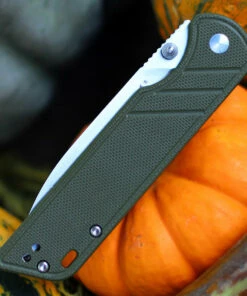 QSP Knife Parrot Linerlock QS102B, 3.25" D2 Satin Blade, Green G10 Handle -Knifeworks Sales Store QS102 Green.3 61493.1603807022