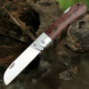 QSP Knife Worker Lockback QS128C, 3.5" Bohler N690 Satin Sheepsfoot Blade, Snakewood Handle