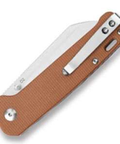 QSP Knife QSP Penguin Tan Micarta (3" D2 Two-Tone Satin) QS130-J -Knifeworks Sales Store QS130J 1 86401.1621520279