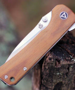 QSP Knife Hawk Linerlock QS131-D, 3.225" CPM S35VN Plain Blade, Verawood Handle -Knifeworks Sales Store QS131D.3 23296.1603827530