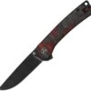 QSP Knife QSP Osprey - G10/CF Red (3.25"14C28N Black) QS139-F2