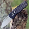 Pro-Tech Runt 5 Automatic - Textured Blk Alum (1.9" 20CV SW Wharncliffe) R5105