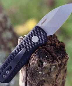 Pro-Tech Runt 5 Automatic - Textured Blk Alum (1.9" 20CV SW Wharncliffe) R5105 -Knifeworks Sales Store R5105 22773.1628609785